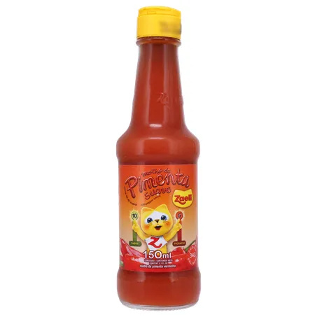 Molho Pimenta Zaeli Suave Pet 150ml 
 