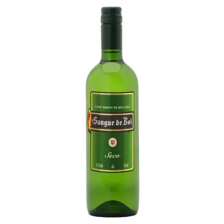 Vinho sangue boi branco seco 750ml