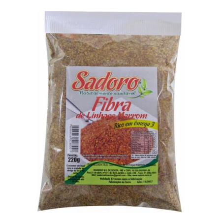 FIBRA DE LINHAÇA MARROM SADORO 180G