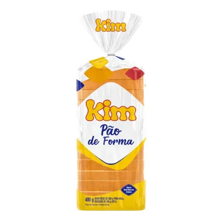 Pão De Forma Tradicional Kim 400g