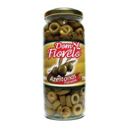 Azeitonas verdes fatiadas d. fiorelo 160g