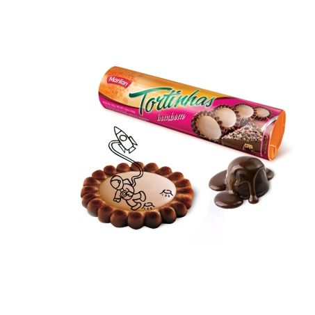 BISCOITO MARILAN 160G TORTINHAS BOMBOM