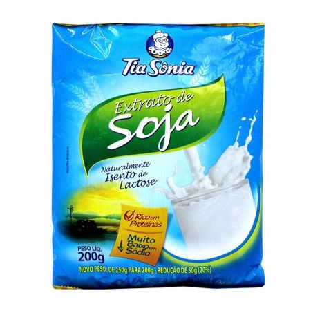 Extrato de Soja Tia Sônia 200G