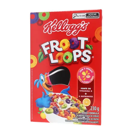Cereal Matinal Kelloggs Froot Loops 230g 360-1