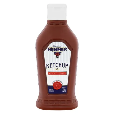Ketchup Hemmer Tradicional Squeeze 750gr