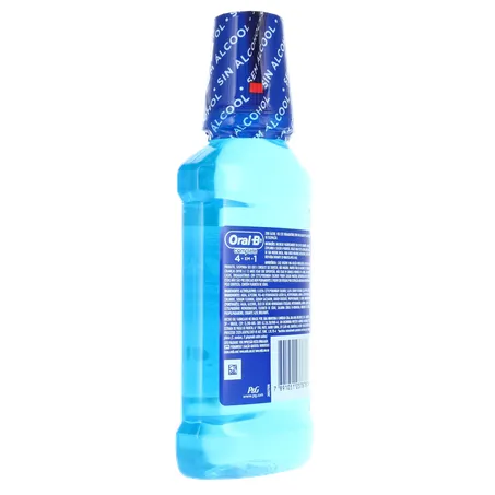Enxaguatório Bucal Oral-b Menta Refrescante com Flúor Zero Álcool Frasco 250ml 360-13