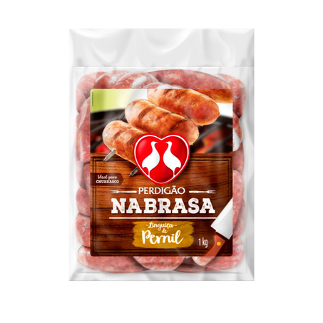 Linguiça de Pernil Perdigão Na Brasa Pacote 1Kg