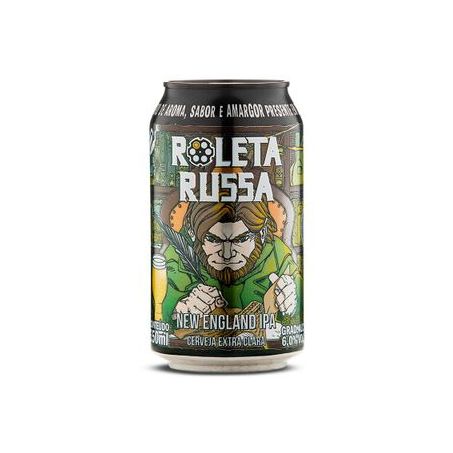 Cerveja roleta russa 350ml new engla ipa