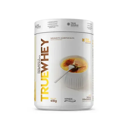 TRUE WHEY VANILLA CREME BRULLE 418G - TRUE SOURCE