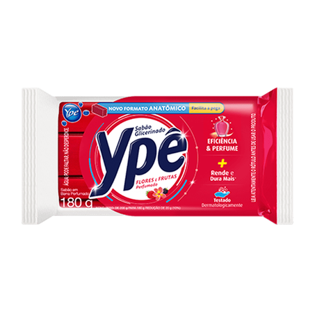 SABÃO BARRA YPE FLORES E FRUTAS 180G