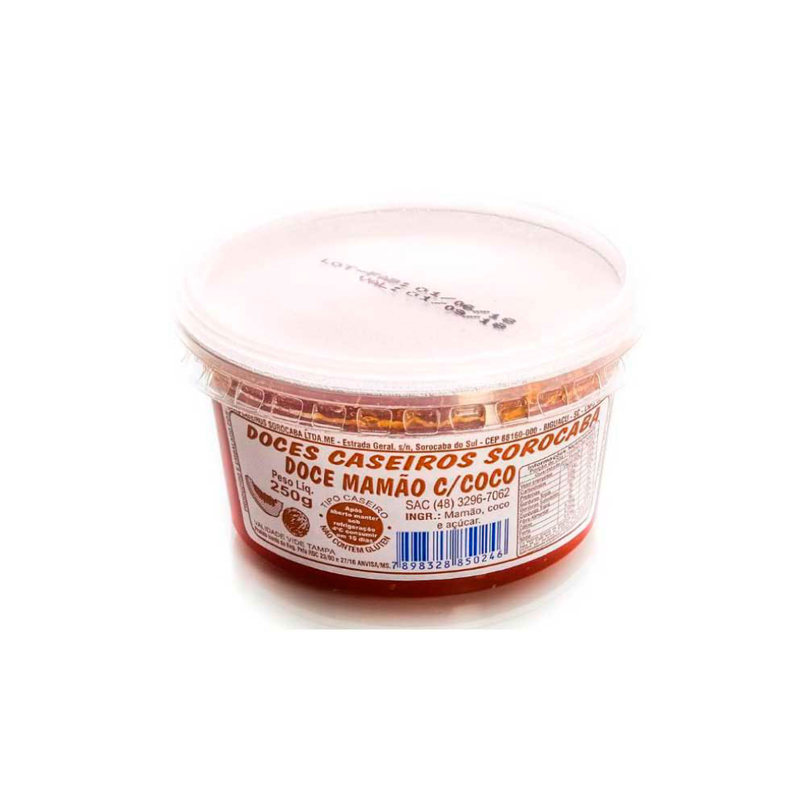 cocoママ Doce de Mamão Caseiro Coco Sorocaba 250g | Koch Supermercado