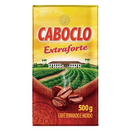 CAFÉ TORRADO E MOÍDO A VÁCUO EXTRAFORTE CABOCLO 500G