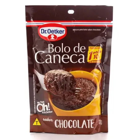 Mistura para Bolo Dr Oetker Sabor Chocolate Sachê 70gr