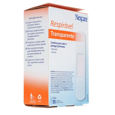 Curativo Nexcare Transparente Caixa 35un 
  360-13