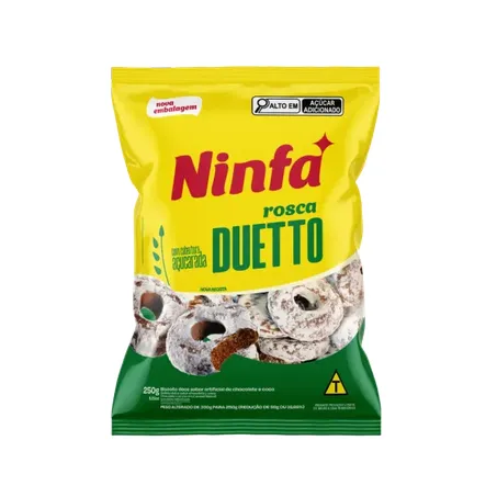 Biscoito Ninfa Duetto Pacote 250g 
 
