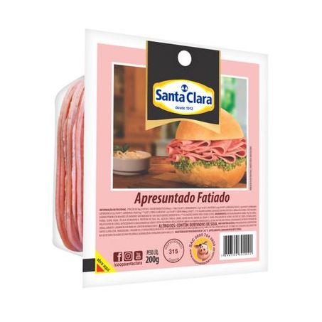 APRESUNTADO FATIADO SANTA CLARA 200 GR            