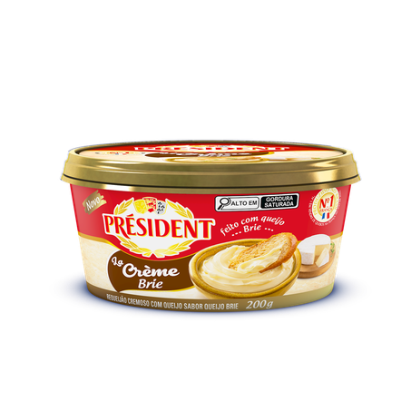 Requeijao president la creme brie 200g