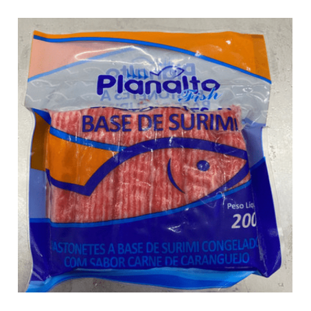 Bastonetes surimi congelado pct planalto 200g