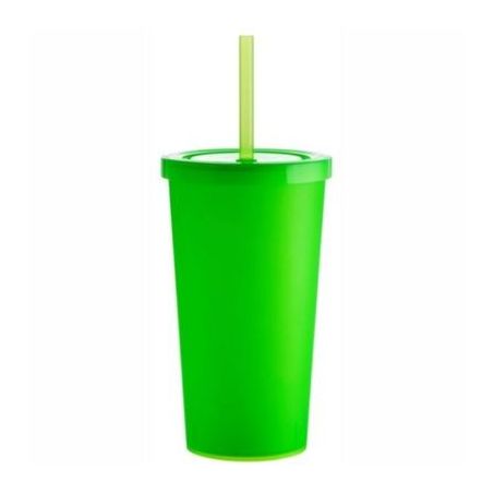 COPO NEOPLAS SPIN CUP FLORECENTE VERDE 850ML