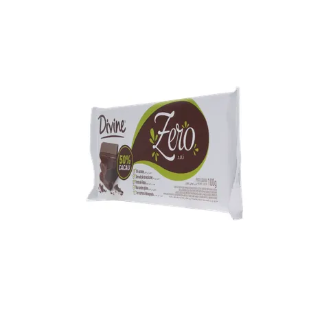 CHOCOLATE BARRA DIVINE ZERO 50% 100G 360-6