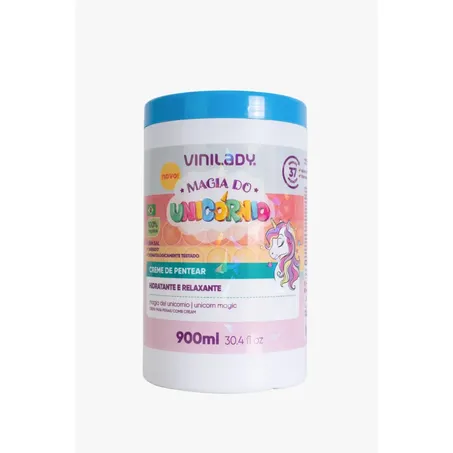 Creme pentear vini kids magia do unicornio 900ml