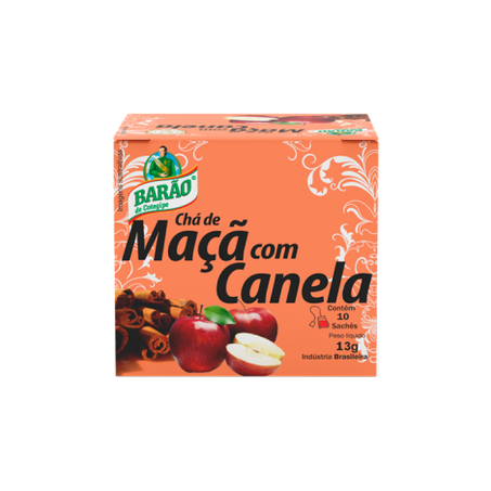 Chá barão maça com canela 13g