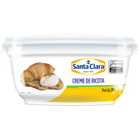 Creme de ricota santa clara 200g