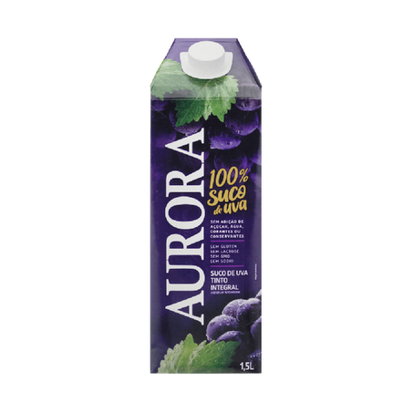 Suco aurora 1.5 l uva tinto integral
