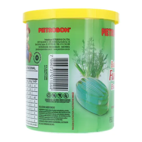 Balas Funcho Erva Doce Pietrobon Pote 200gr 360-30