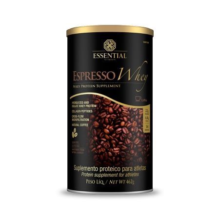 Cafe espresso whey essential nutrition lt 462g