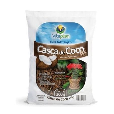 ADUBO VITAPLAN CASCA DE COCO PO 300G