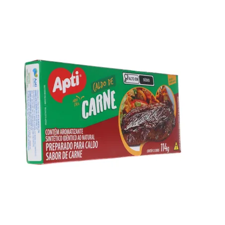 CALDO DE CARNE EM CUBO APTI CAIXA 114G 360-31