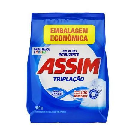 Sabão Pó Assim Econômica Triplação 900G