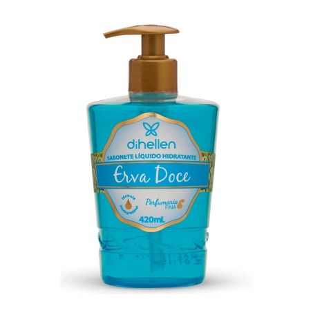 Sabonete liquido di hellen 420ml erva doce