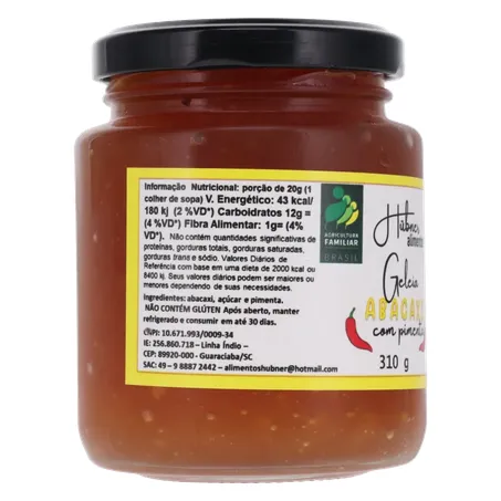 Geleia hubner abacaxi com pimenta 310g 360-30