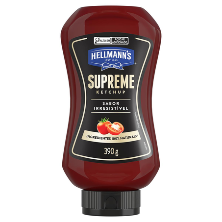 Ketchup Hellmanns 390g - Supreme - Squeeze