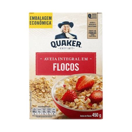 AVEIA QUAKER FLOCOS 450G