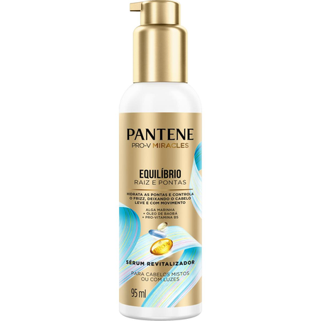 Sérum para Cabelos Pantene 95ml - Equilíbrio - Raiz e Pontas