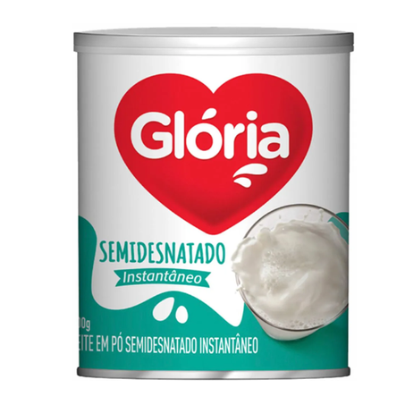 Leite em Pó Gloria Semidesnatado Embalagem 300G