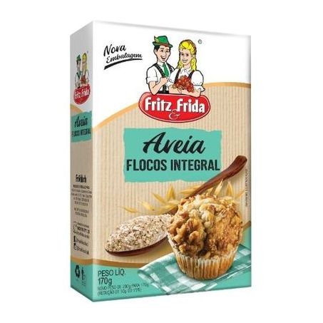 Aveia fritz e frida 170g flocos