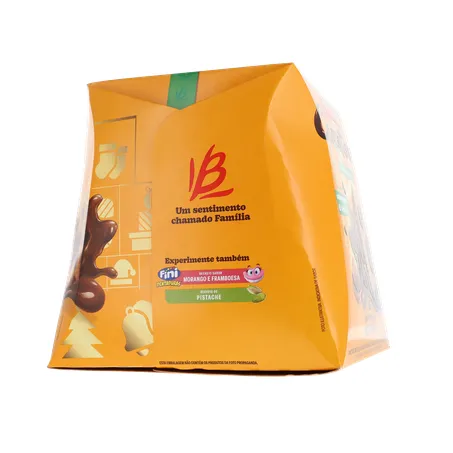Panettone Bauducco Chocolate e Avelã Caixa 450gr 360-29