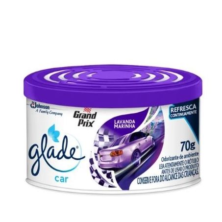 GLADE GEL CARRO GRAND PRIX LAVANDA MARINHA 70 G   