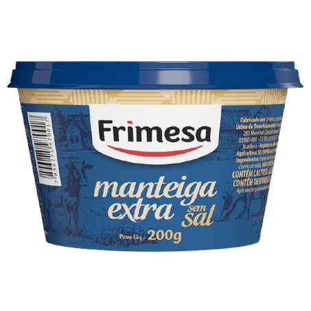 Manteiga frimesa ex sem sal 200g