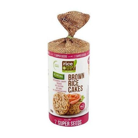 Biscoito arroz integral 7 sementes rice up 120g