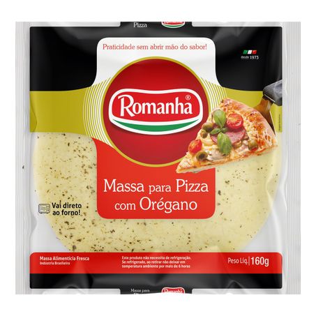 MASSA PARA PIZZA COM ORÉGANO ROMANHA