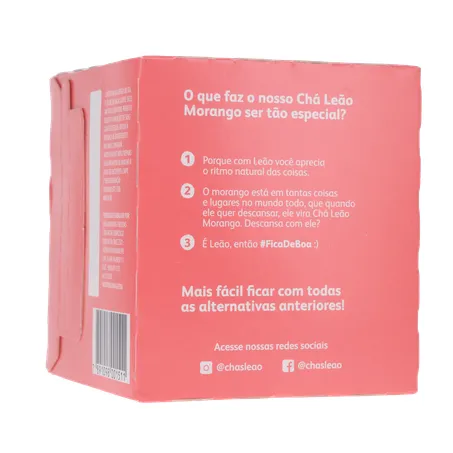 Chá Leão Morango Sachê 10UN 360-25