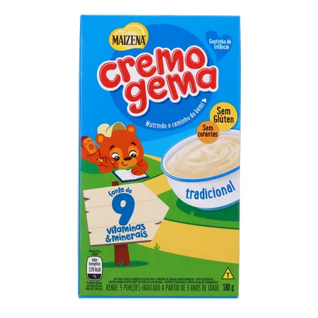 Mingau Tradicional Maizena Cremogema Caixa 180gr