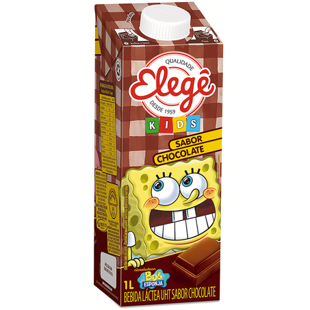 BEBIDA LÁCTEA ELEGÊ KIDS CHOCOLATE 1L