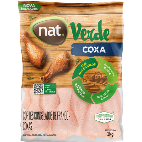 Coxa frango nat verde iqf 1kg