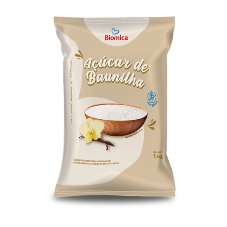 ACUCAR BIOMICA 1KG BAUNILHA 
